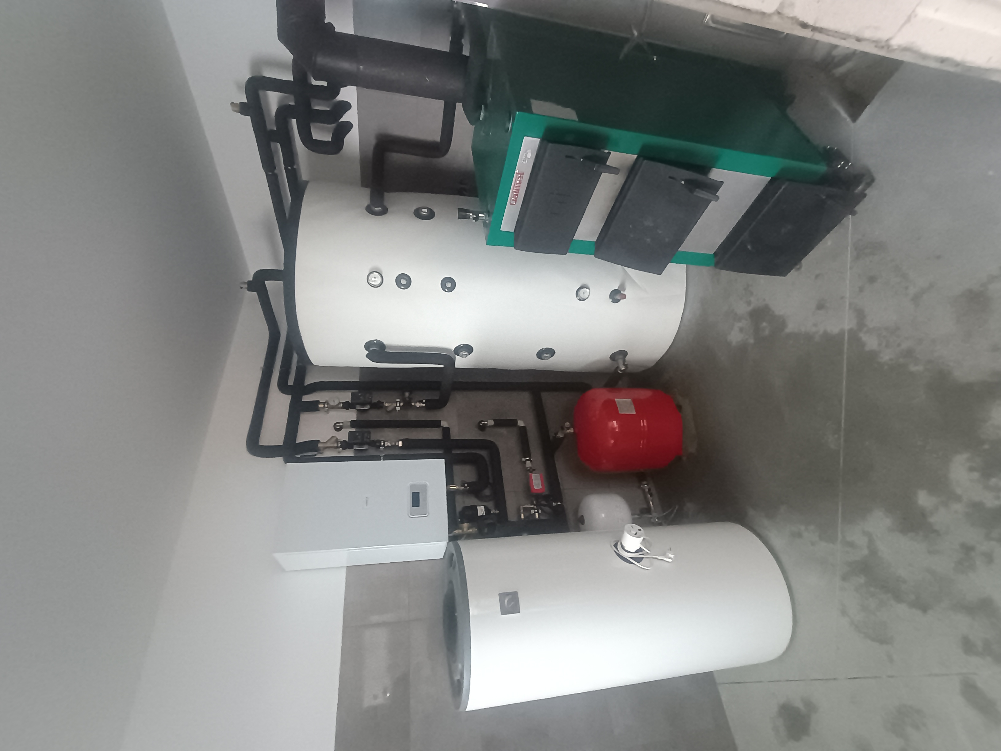 Technická miestnosť a realizácia kúrenia od RESATO